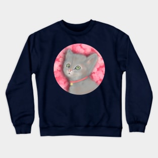 Sweet kitten cute cat Crewneck Sweatshirt